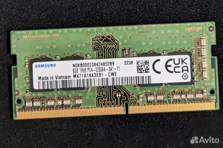 Модуль памяти SO-dimm Samsung DDR4 2x8GB 3200 CL22