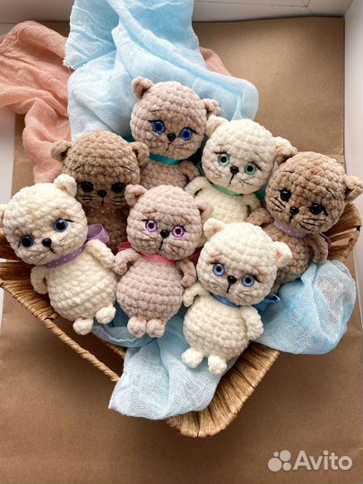 Котенок ручной работы