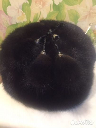 Шапка норковая женская