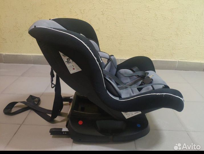 Детское автокресло siger наутилус isofix серый