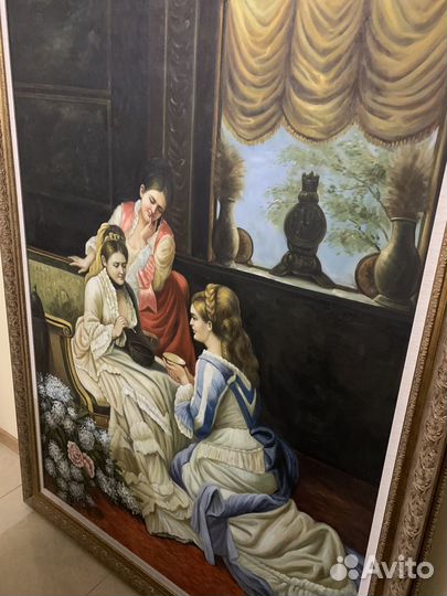 Картина маслом на холсте Три сестры