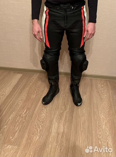 Кожаный мотокомбинезон раздельный dainese assen 2