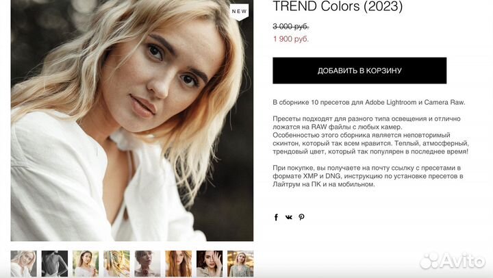 Пресеты Павел Возмищев Trend