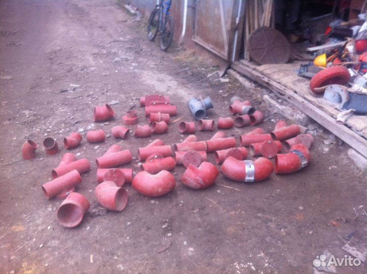 Чугунная безраструбная канализация