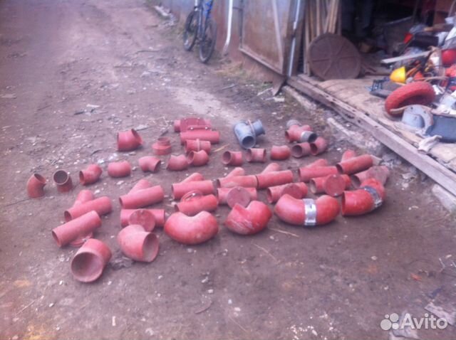 Чугунная безраструбная канализация