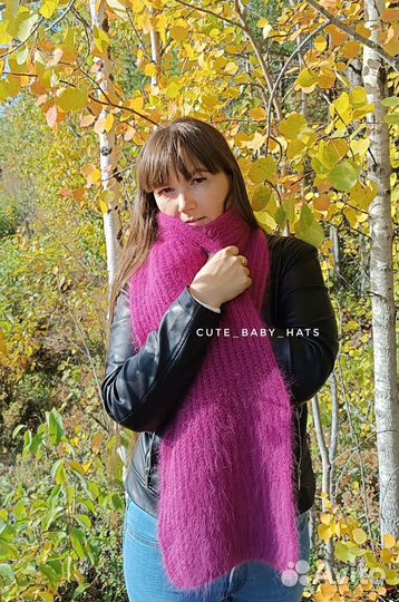 Шарф вязаный