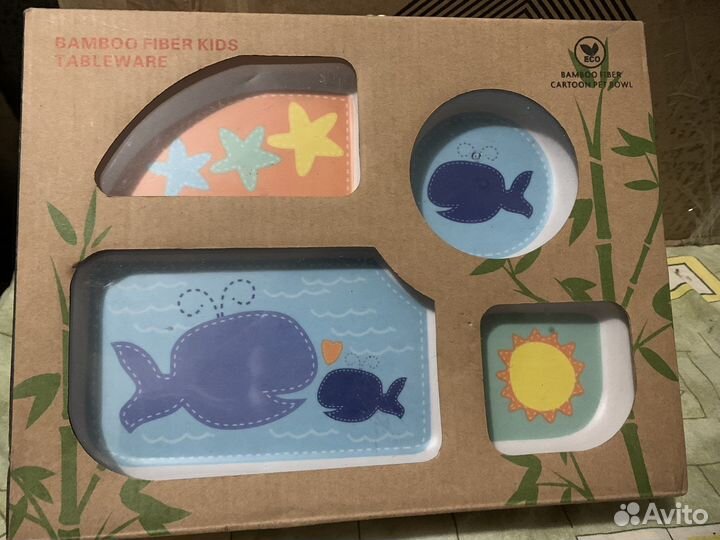 Бамбуковая посуда детская