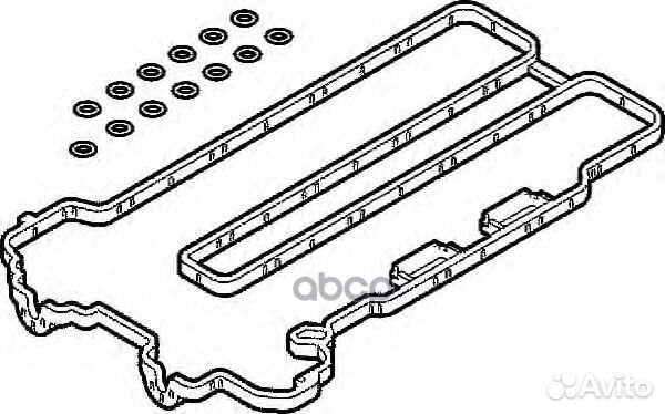 Комплект прокладок крышки клапанов 392490 Elring