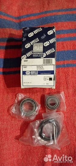 Подшипники задней ступицы