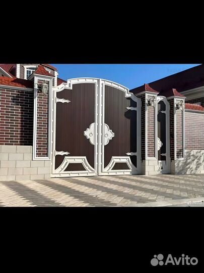 Распашные ворота с автоматикой