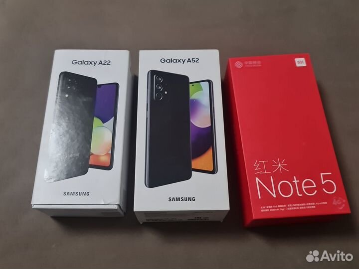 Коробка от телефона Samsung А22, Note 5