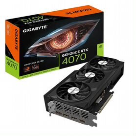 Видеокарта Gigabyte RTX 4070 Windforce OC 12GB