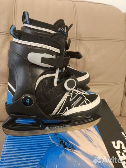 Коньки ледовые раздвижные