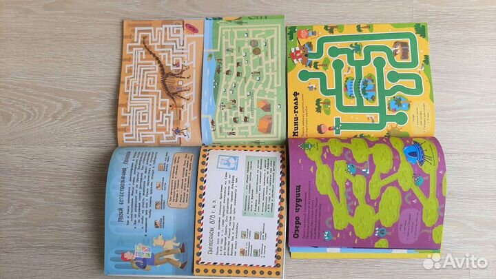 Детские книги и журналы с наклейками, находилки, л
