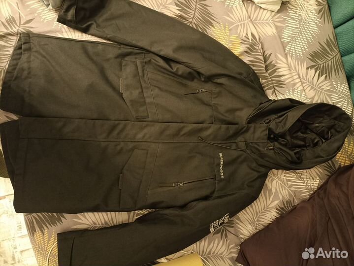 Парка удлинённая непромокаемая мембрана