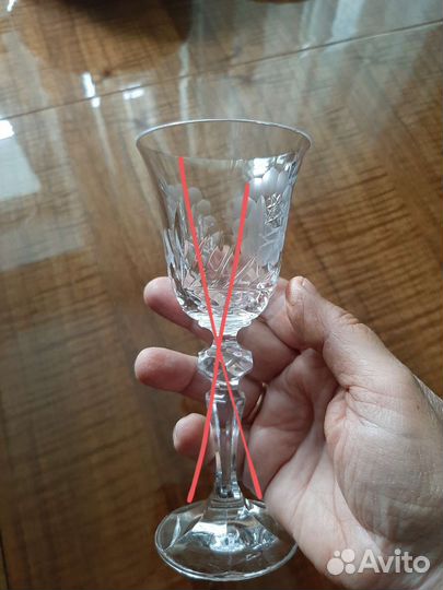 Хрустальные фужеры СССР