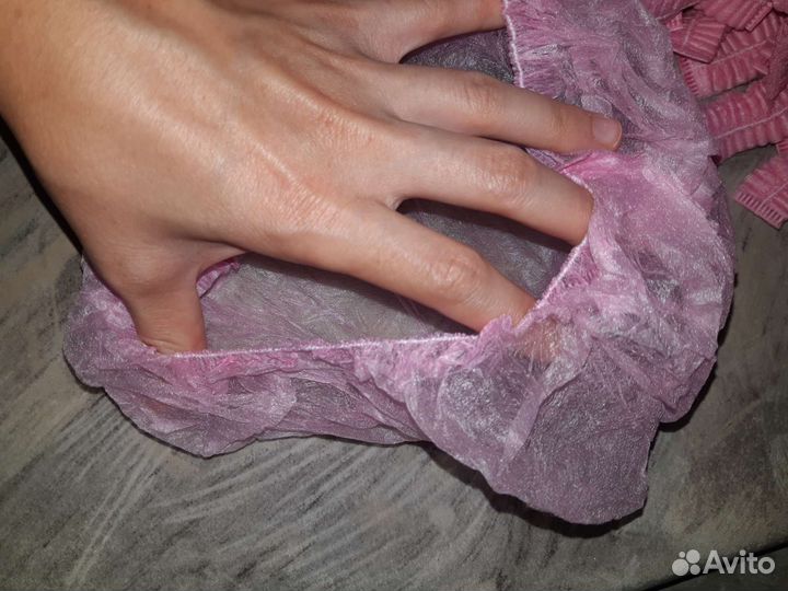 Шапочки одноразовые розовые