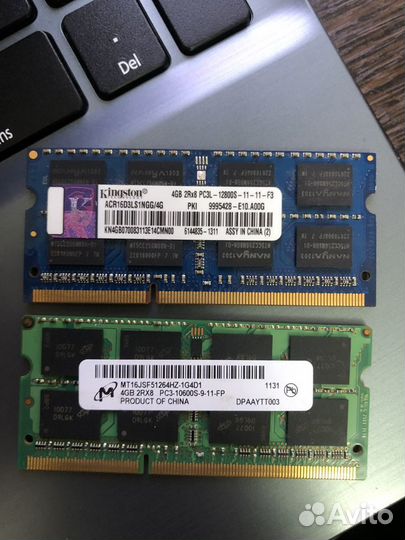 Оперативная память ddr3 для ноутбука 8gb