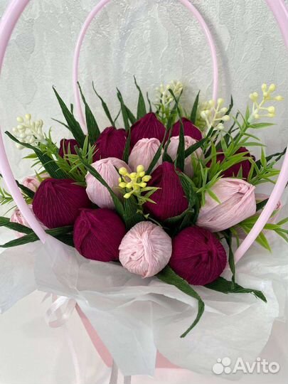 Съедобные букеты из конфет