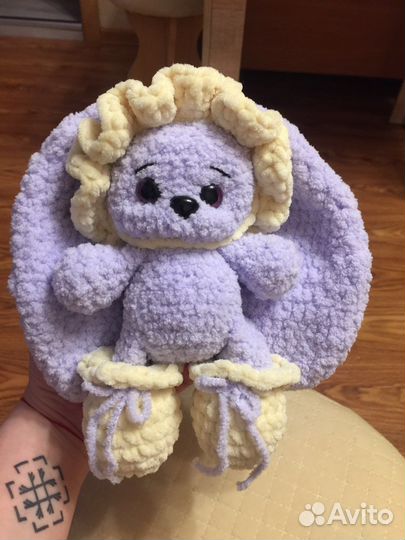 Игрушка зайка-лялька