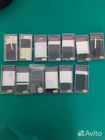 Ресницы для наращивания изгибы С Д Л лс Л+