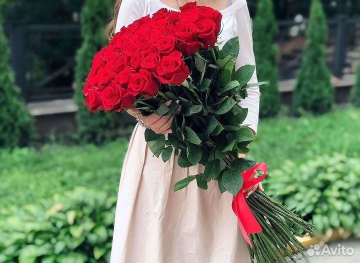 Букет роз 101 роза 51 роза