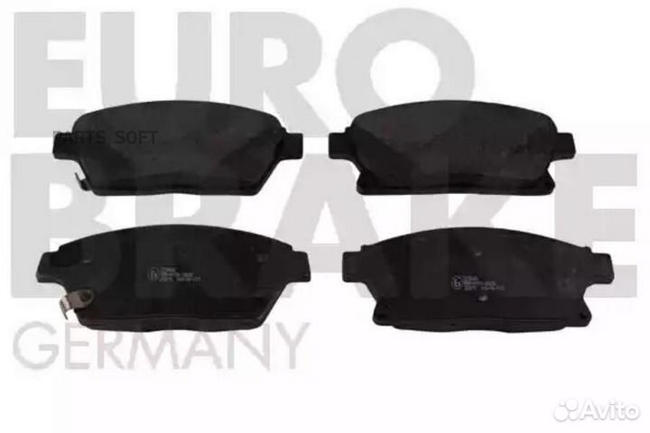 Eurobrake 5502223646 Колодки тормозные передн