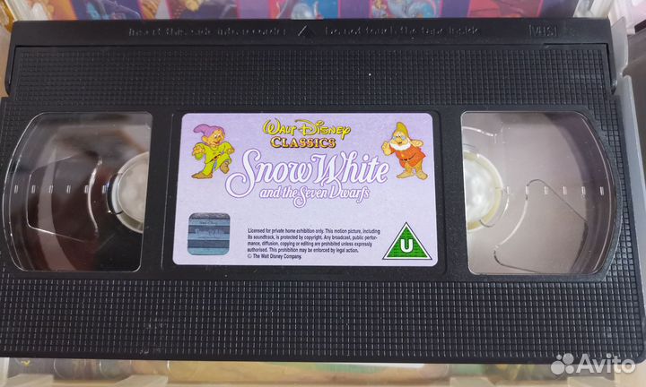 Мультфильмы Disney. VHS. На английском языке