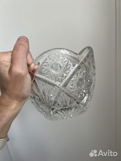 Салатник хрустальный