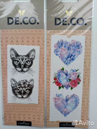 Тату переводные