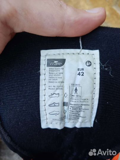 Ролики crane 42 размер +