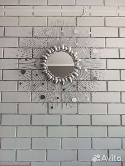 Зеркало солнце декоративное. Подарок