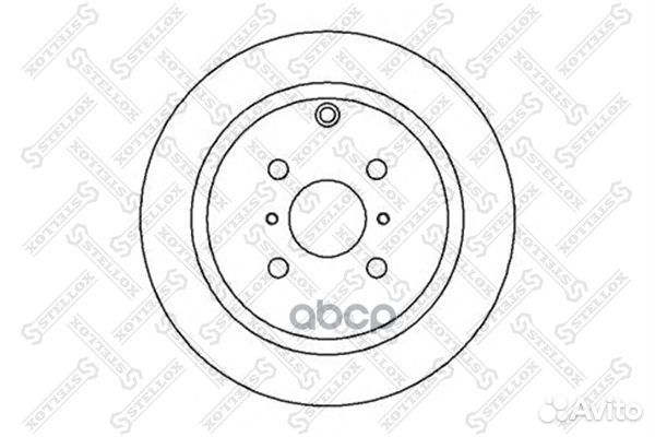 6020-4581-SX диск тормозной задний Toyota Coro