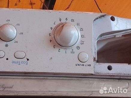 Панель стиральной машины