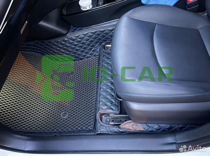 Новые 3d коврики из экокожи Toyota Prius 50