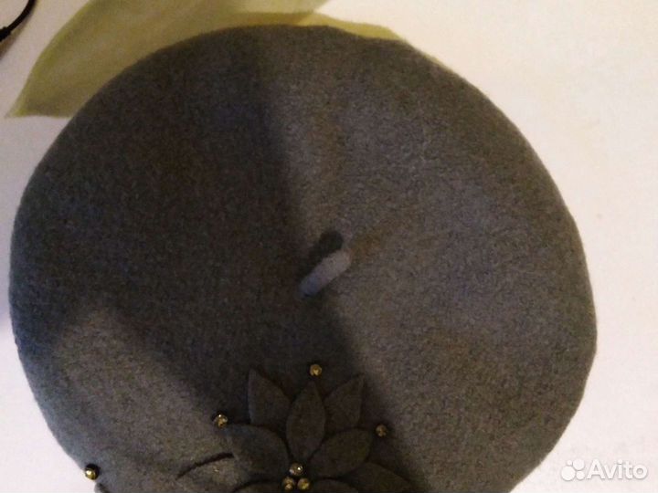 Берет новый цвет оливковый