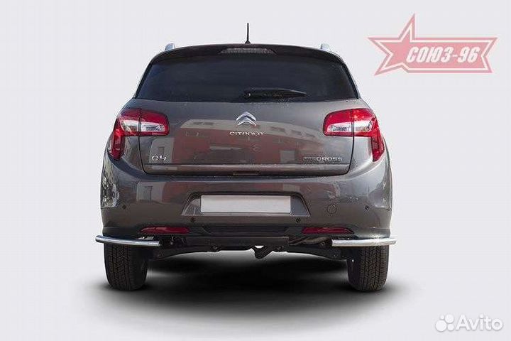 Защита заднего бампера Citroen C4 AirCross 2012+