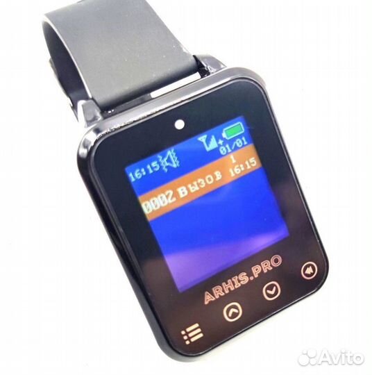 Влагозащищенный пейджер часы для официанта Элит