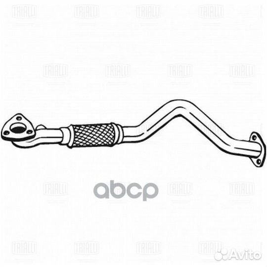 Труба приёмная для а/м Chevrolet Aveo (04) с г