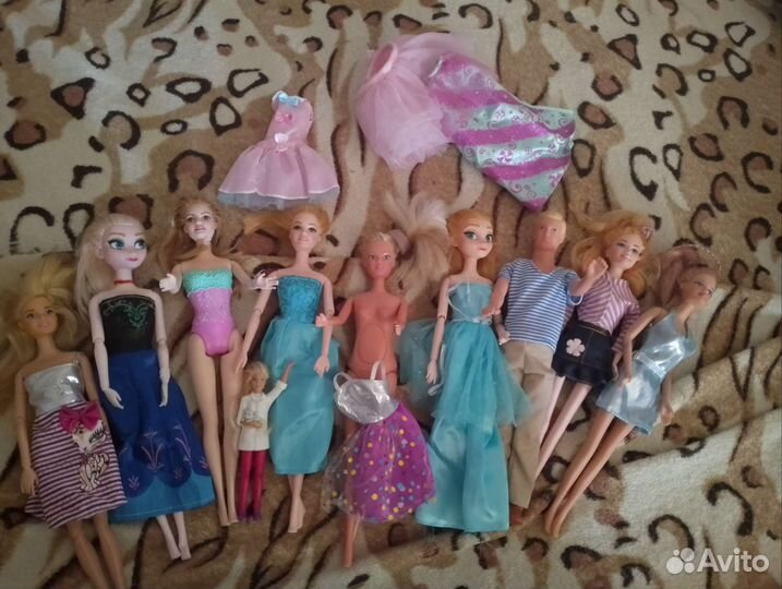 Игрушки куклы пакетом