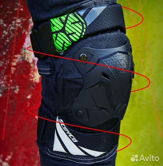 Мотозащита - Scoyco Наколенники K27