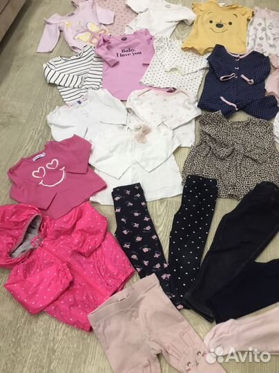 Вещи пакетом на девочку от 0 до 1