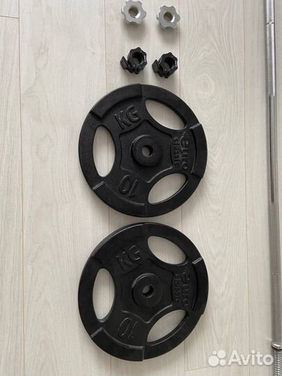 Штанга с блинами