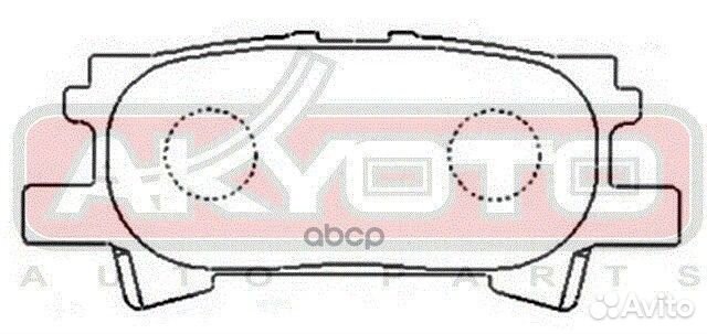 Колодки тормозные дисковые задние керамические