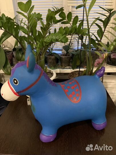 Игрушка прыгун ослик