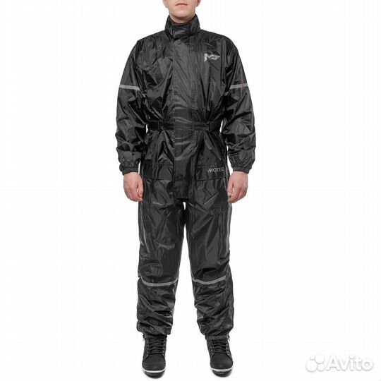 Мотокуртка Moteq Дождевик-bublle-DOG black