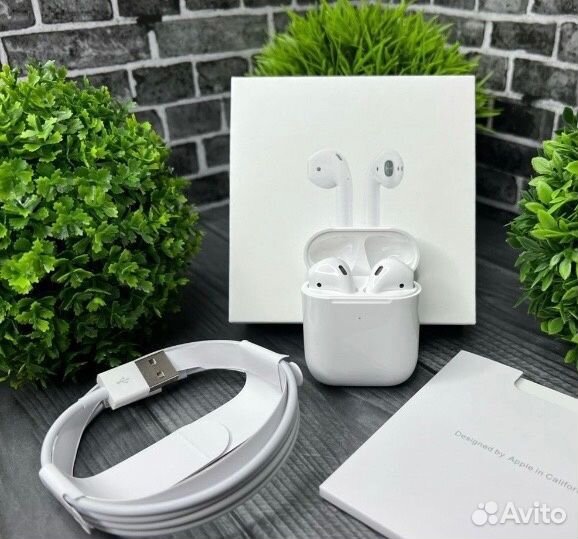AirPods 2 Premium + Чехол в подарок