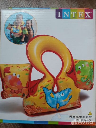 Жилет для плавания детский на 3-6 лет