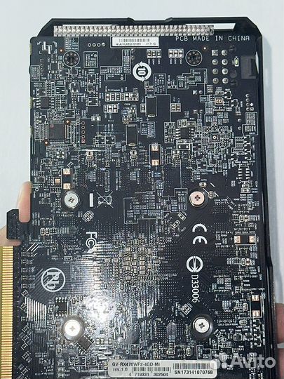 Видеокарта RX 470 4gb Gigabyte