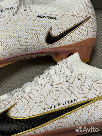 Бутсы nike air zoom united gold collection